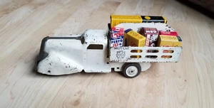 Vintage Marx Motor Market Delivery Truck Pressed Steel Old Toy Truck with Load - Picture 1 of 8