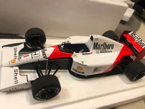Autoart 1/18 Mclaren Mp4/6 Japanese Gp A. Senna Marlboro Specification unused JP - Picture 1 of 10