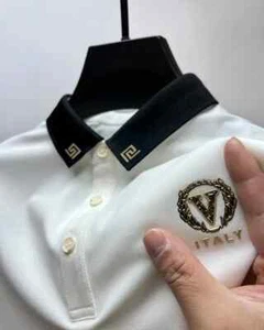 Bedrucktes Poloshirt Herren Kurzarm 2025 Sommer Neu - Bild 1 von 9