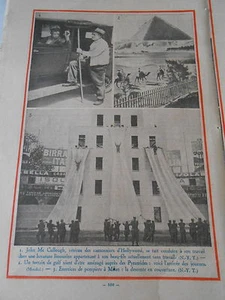 Terrain de Golf auprès des Pyramide les joueurs Exercices Pompiers à Milan 1933 - Foto 1 di 1