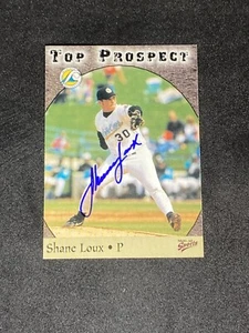 Shane Loux 1998 Multi-Ad Midwest League Top Prospects Set #25 handsignierte Karte - Bild 1 von 3