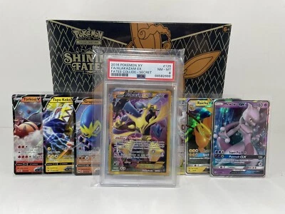 Alakazam EX Secret Rare 125/124 XY Fates Collide PSA 8 + Shining Fates ETB - Image 1 of 4