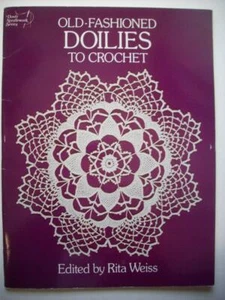 Old Fashioned Doilies crochet pattern Pansy Double ruffle pineapple filet - Picture 1 of 9