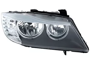 Scheinwerfer rechts für 3er BMW E90 Limo E91 Touring 08-11 Angel Eye LED Ringe H - Bild 1 von 6
