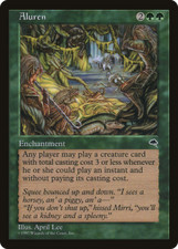 Aluren X (1) MTG Tempest EX/NM - 4RCards