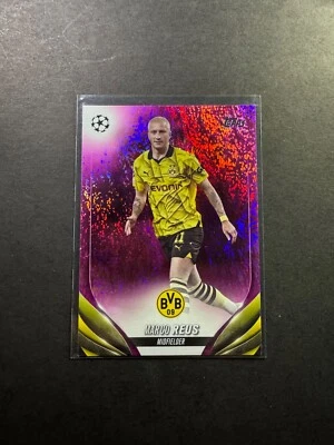 2023-24 Topps UEFA Club Competitions Marco Reus #173 Pink Sparkle SP - Image 1 of 2