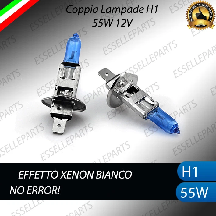 2 LAMPADINE H1 BLUE EFFETTO XENON BMW X5 E70 BIANCO ABBAGLIANTE - Immagine 1 di 1