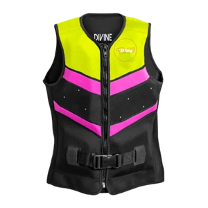 Wing DIVINE L50s Vest Jacket Buoyancy Yellow Black Purple Size Womens 12 - Picture 1 of 4