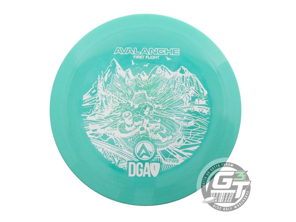 NEW DGA First Run Proline Avalanche 170-172g Seafoam White Midrange Golf Disc - Image 1 of 1