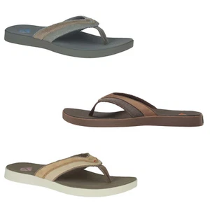 Sandalias tanga de cuero Sperry Wahoo para hombre - Imagen 1 de 11