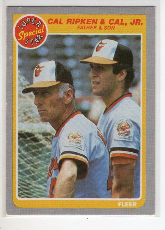 1985 FLEER CAL RIPKEN BASEBALL CARD #641 EX - Image 1 of 1