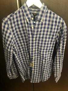 BNWT J. CREW MENS SIZE XS SLIM CHECKERED SHIRT - Picture 1 of 3