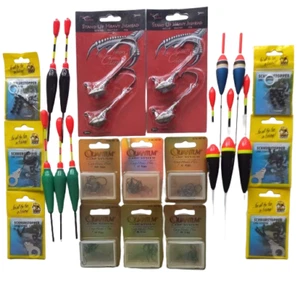 Angelzubehör Set Angelset Geschenk Startset 179 teile Posen Haken Gummistopper.. - Bild 1 von 2