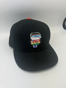 New Era Black San Francisco Giants Pride On Field 59FIFTY Fitted Hat 7 3/8 - Picture 1 of 8