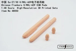FAB FA48050 1/48 Chinese Flankers K/RKL-609 ECM Pods 3D Printed Sets - Picture 1 of 2