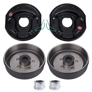 2Pcs Trailer 5 On 4.5" Electric Brakes Brake Hub Drum Complete For 3500 lb Axle - Picture 1 of 11