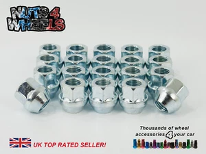 20x Chrome Open Ended Wheel Nuts M14x1.5 Fits Honda CIVIC TYPE R FK8 2017 - 2020 - Picture 1 of 2