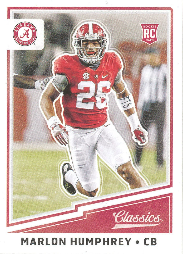 PANINI-CLASSICS Marlon Humphrey RC Alabama CRIMSON-TIDE  - Image 1 of 1