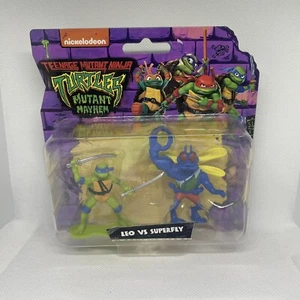TMNT Teenage Mutant Ninja Turtles Mutant Mayhem Leo vs Superfly figure 2023 - Picture 1 of 2