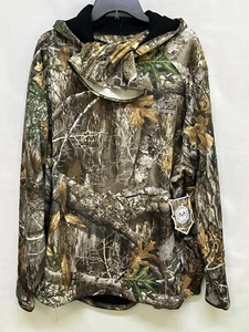 Realtree Men's Tech Hoodie with Face Gaiter Camo 2XL (50/52) new #5955 - Picture 1 of 17