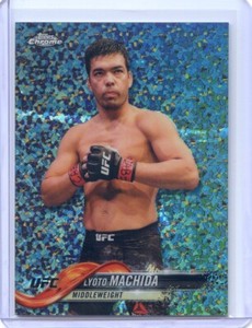 2018 TOPPS CHROME UFC Diamond Hot Box REFRACTOR #2 Lyoto Machida - Middleweight