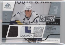 2008 SP Game Used Edition Platinum /10 Vincent Lecavalier #3AF-VL Triple Patch
