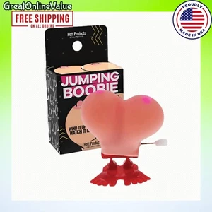 JUMPING BOOBIE WIND UP ADULT NOVELTY GAG GIFT PARTY FAVOR FUN - Picture 1 of 2