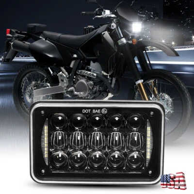 Faro LED DRL H4652 para motocicleta Suzuki DRZ400SM DRZ400S DRZ400 4x6" pulgadas Foto 1 de 4