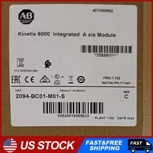 Nuevo módulo de eje integrado PLC AB 2094-BC01-M01-S/C Kinetix 6000 envío acelerado - Imagen 1 de 5