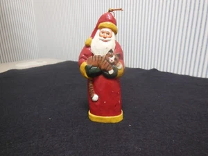 House of Hatten (H of H) 1995 Susan Smith design Babbo Natale e gatto ornamento da appendere - Foto 1 di 10