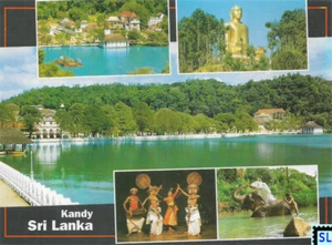 Postales de Sri Lanka, Kandy, UNESCO, publicadas/cruzadas postales - Imagen 1 de 3