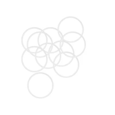 UXCELL 10 Silikon O-Ringe 24mm OD 21mm ID 1.5mm Breite VMQ Dichtung für Kompressor Weiß