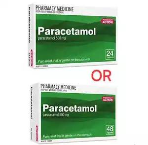 Pharmacy Action Paracetamol 500mg - Same as PANADOL - Picture 1 of 3