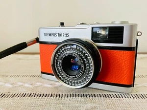 Olympus TRIP 35 Kamera D.Zuiko 40mm 1:2.8 Camera 35mm Film Kompaktkamera - Bild 1 von 3