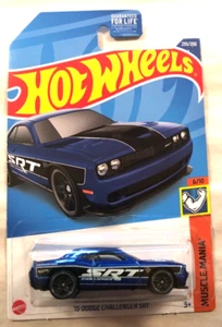 HOT WHEELS 2022 Blue '15 Dodge Challenger SRT Hemi HW Muscle Mania Series - Picture 1 of 3