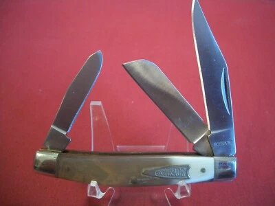 Винтажный карманный нож Schrade Stockman с роговыми ручками, новый из старых запасов - Изображение 1 из 4