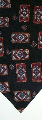 Corbata Alexander Lloyd Hombre Seda Novedad Cuello Negra 3 7/8" x 65" Foto 1 de 2