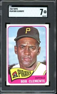 1965 Topps #160 Bob Roberto Clemente Pirates HOF SGC 7 NM Near Mint - Picture 1 of 3