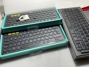 LOTTO 3 Tastiere ITA Wireless Logitech wedge mobile keyboard microsoft bluetooth - Foto 1 di 11