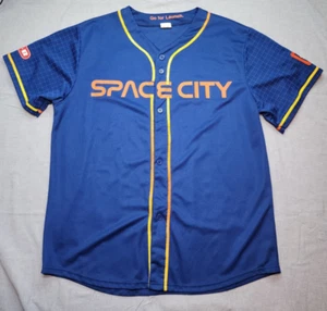 Space City MLB Houston Astros Jersey Button Blue Lance McCullers Size XL - Picture 1 of 6