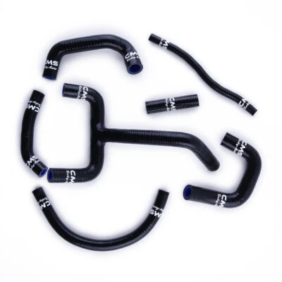Passend für KTM LC4 620 640 660 SMC SXC 625 Silikon Kühlerschlauch Set 10 Farbe Schwarz - Bild 1 von 4