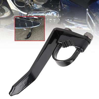 Motorcycle Kickstand Extension Black For Suzuki Kawasaki Yamaha Road Star Honda Foto 1 de 4