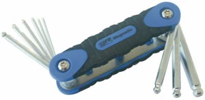 SP Tools 9 pcs METRIC BALL POINT MAGNETIC FOLDING HEX KEY SET SP34561 - Bild 1 von 1