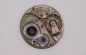 Elgin Grade 451 Pocket Watch Movement 12S 19J 8Adj Model SN#25269155 - Picture 1 of 2
