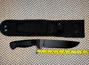 Brand New Busse Combat Fixed Blade Knife Rare Older Model Black - Picture 1 of 4