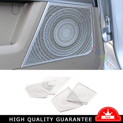For Mercedes-Benz GLK 2009-2015 Matte Silver Inner Door Horn Frame Cover Trim 4* — 第 1/4 张图片