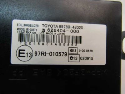 Módulo de control de seguridad de bloqueo de robo Lexus RX330 RX400h 2006-2008 computadora OEM Foto 1 de 4