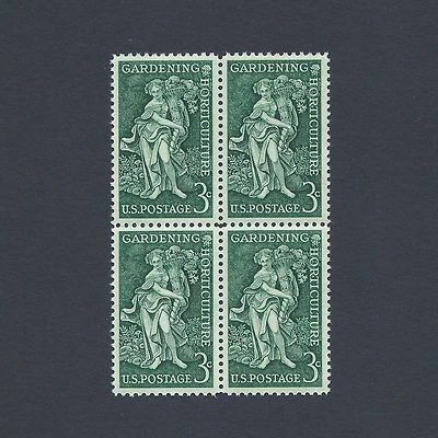 Horticultura y Jardinería - ¡Juego de 4 estampillas vintage como nuevas de 66 años! Foto 1 de 2