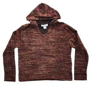 Suéter con Capucha Tejido Texturizado Multicolor De Colección Avalin Para Mujer Grande Hecho en EE. UU. - Imagen 1 de 4