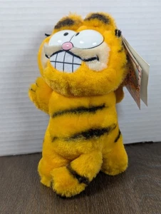 VTG 1978 Dakin GARFIELD Cat Plush Window Cling Suction Cup Stuck On You - Picture 1 of 9